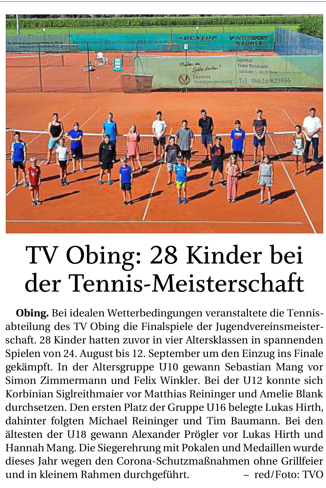 Read more about the article Jugendvereinsmeisterschaft